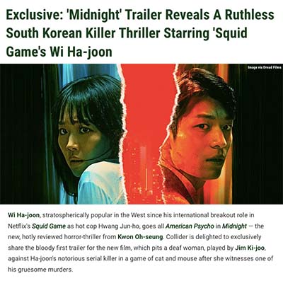 Exclusive: 'Midnight' Trailer Reveals A Ruthless South Korean Killer Thriller Starring 'Squid Game's Wi Ha-joon